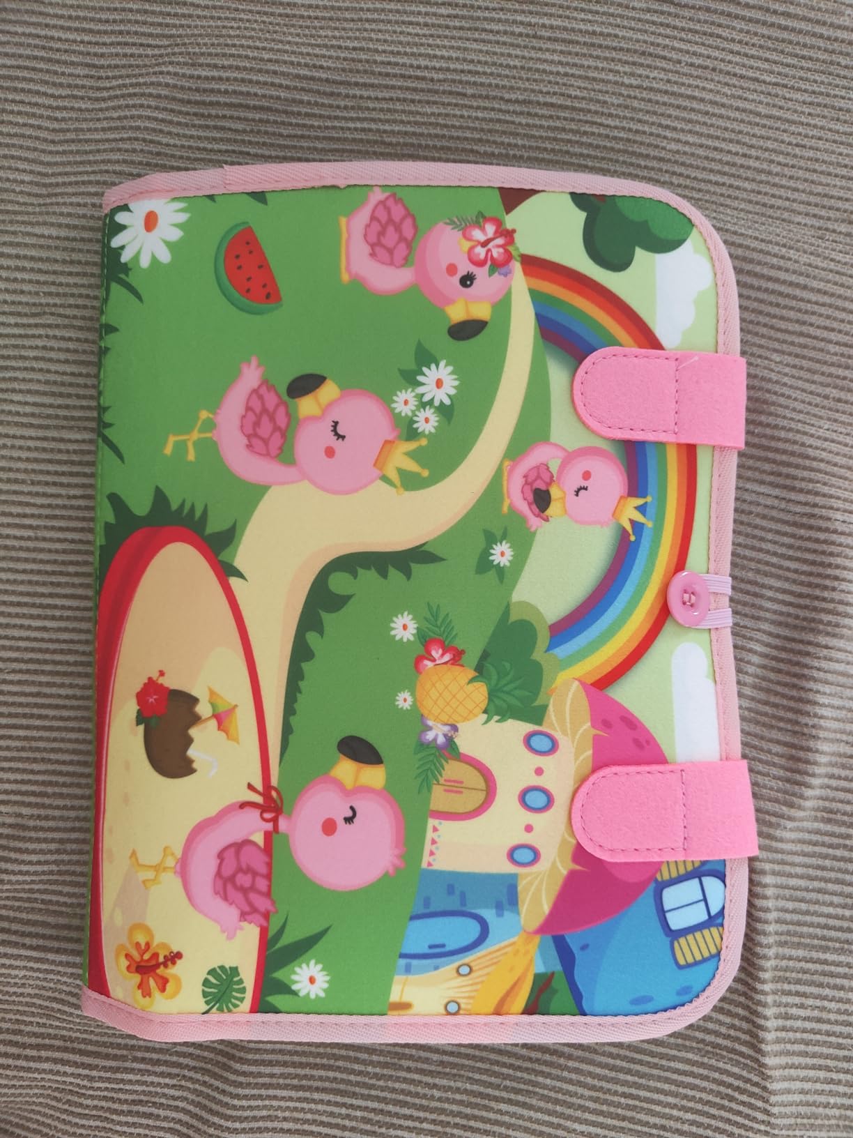 Avis Busy board Montessori rose pour bébé 1 à 4 ans : jouet éducatif avec puzzle