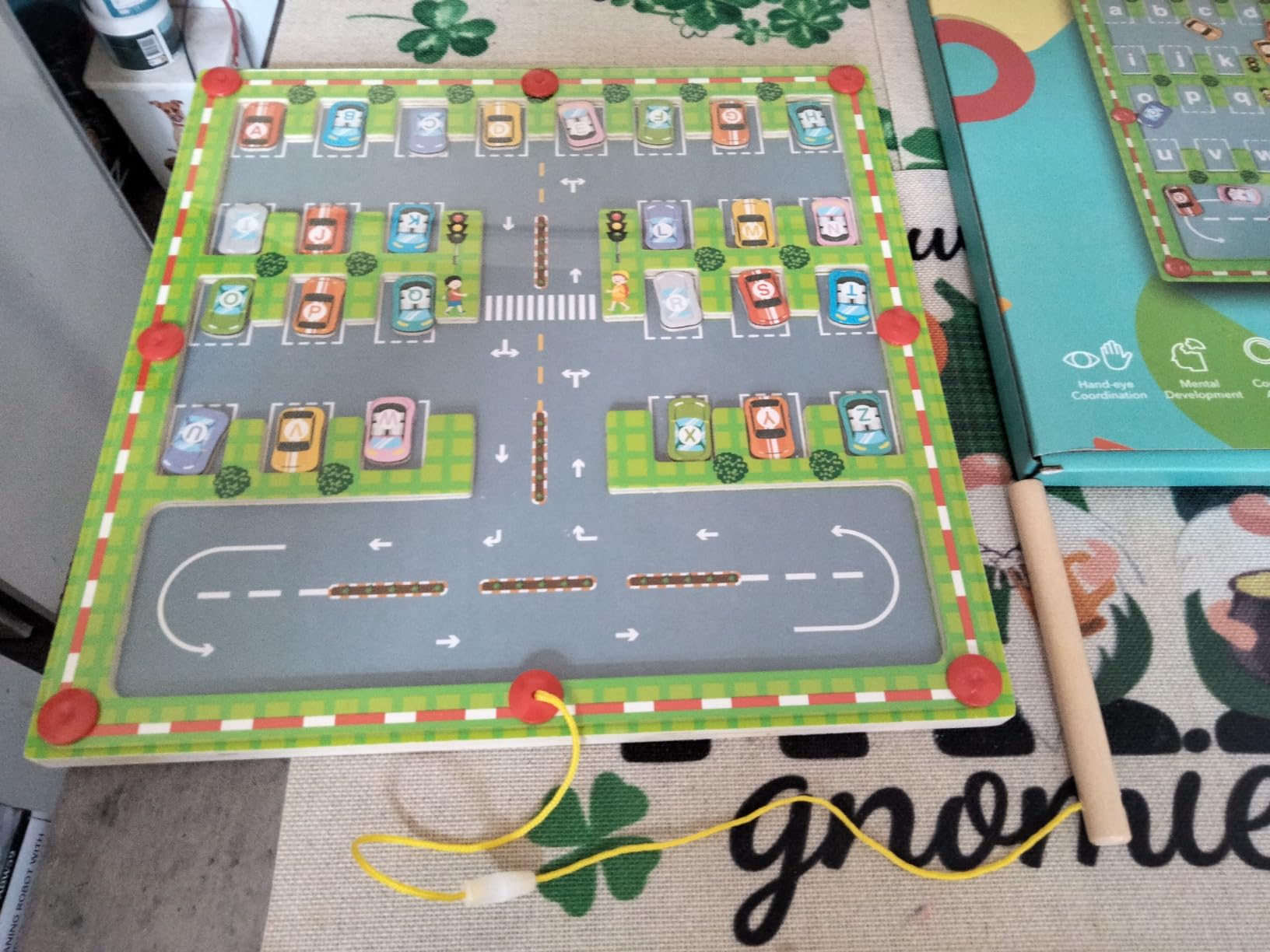 Avis Labyrinthe magnétique Montessori pour l’apprentissage de l’alphabet pour enfants de 3 à 6 ans