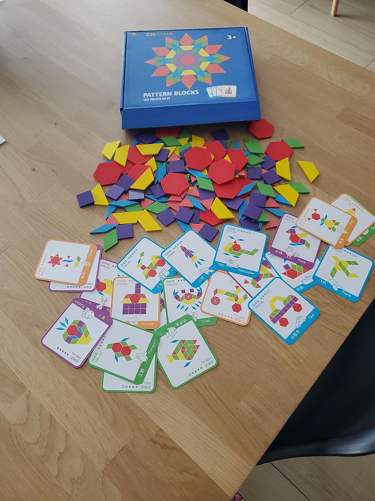 Avis Puzzle Tangram Montessori en bois : jouet éducatif pour enfants de 3 à 7 ans