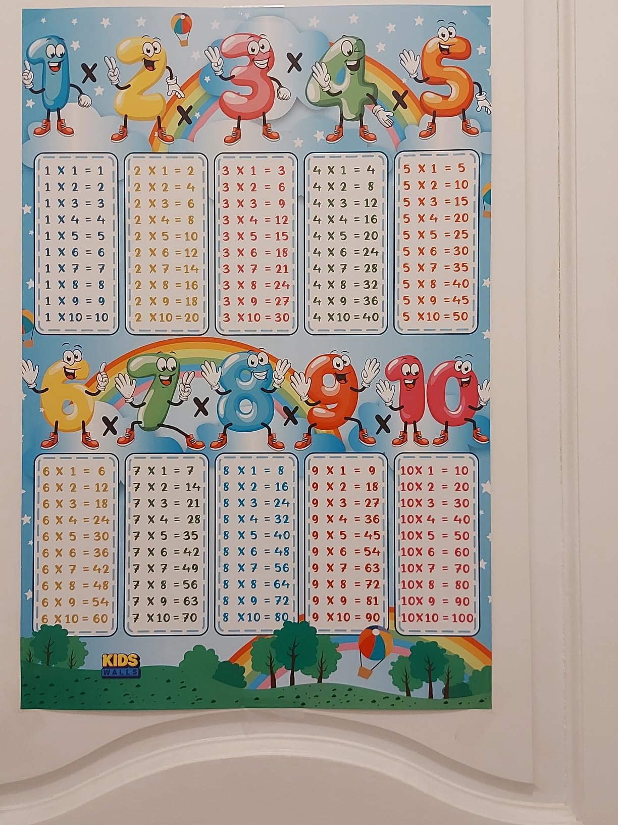 Tableau Montessori Multiplication Et Division En Bois - Aide Mathématique Pour Enfants à Partir De 3 Ans
