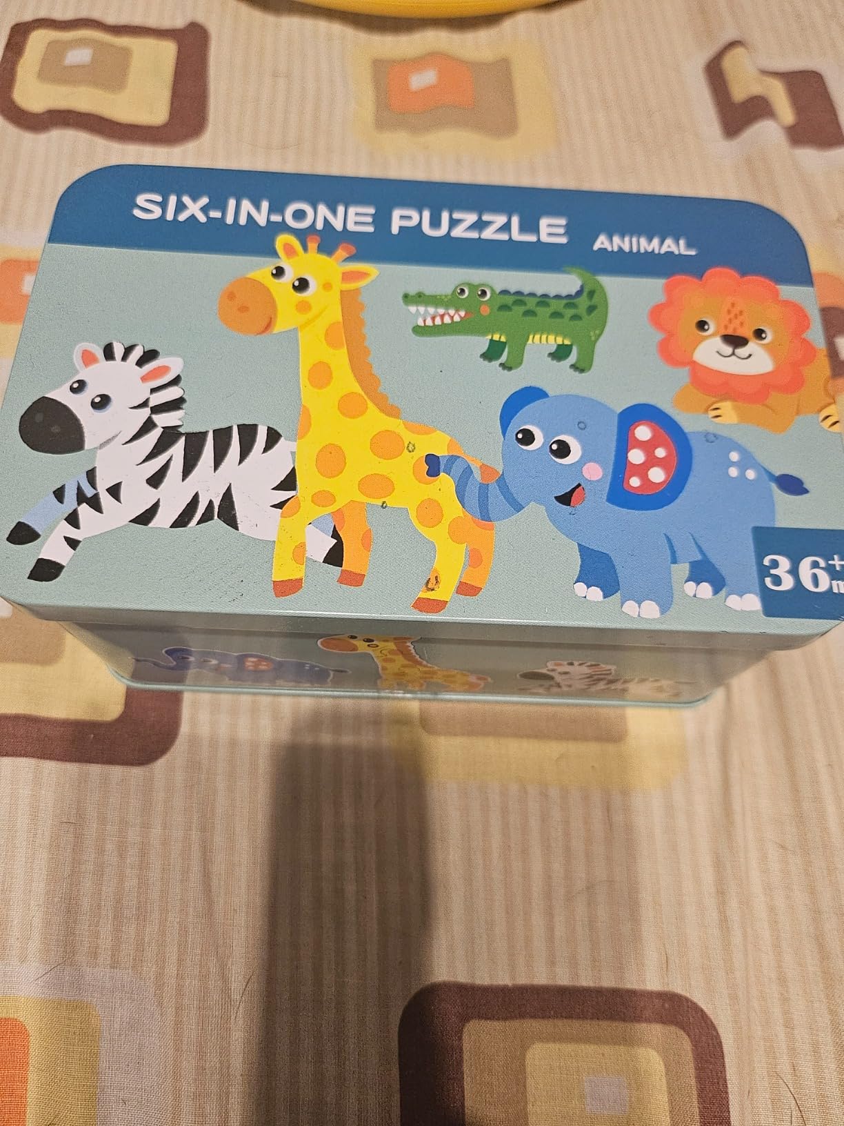 Avis Pack de 6 puzzles Montessori en bois Comius Sharp pour enfants 1 à 4 ans – Thème Animal