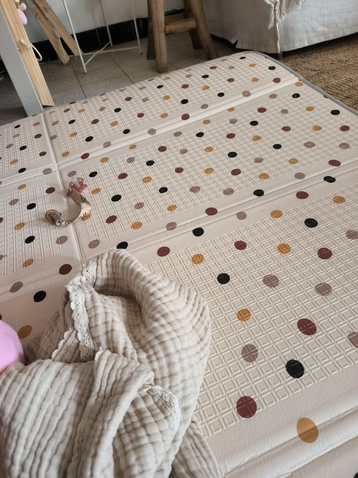 Avis Tapis d’éveil Montessori Bubba Bear XXL pour bébé – Développement sensoriel