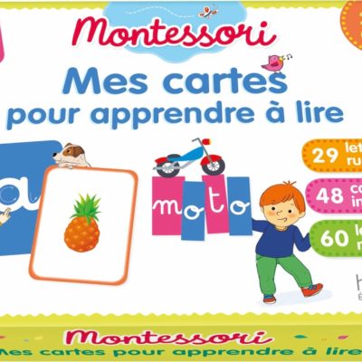 Apprendre à lire de 3 à 6 ans : Mes cartes illustrées Montessori