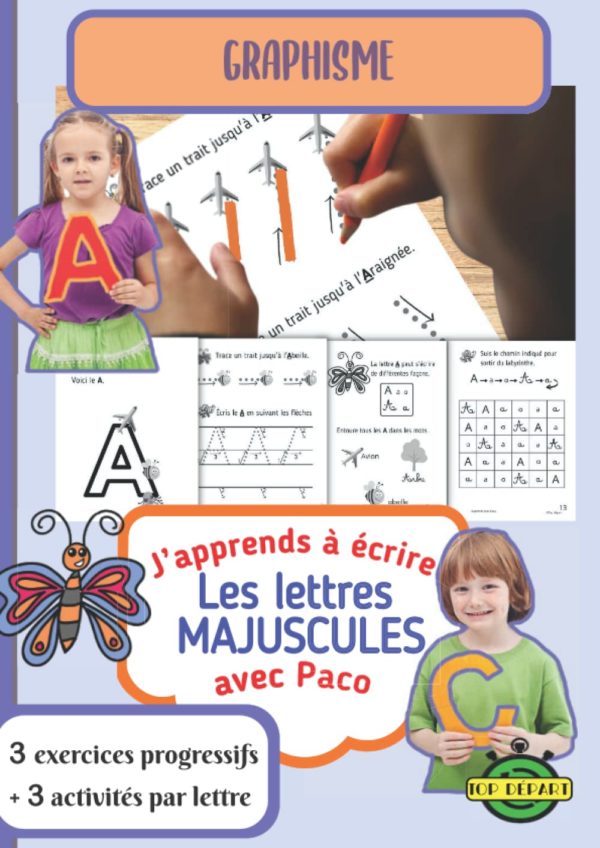Apprendre les Majuscules avec Paco : Guide Montessori de l'Alphabet