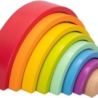 Arc-en-ciel Montessori Woomax en bois : votre meilleure option éducative