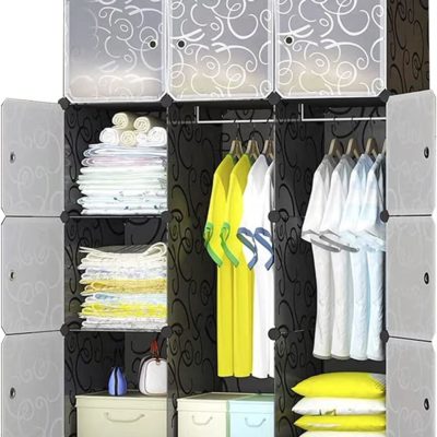 Armoire Montessori portable et modulable 12-cubes Brian & Dany