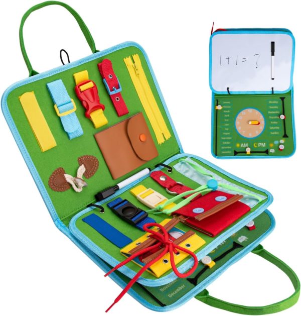 Busy board Montessori Achiyway : le tableau d'activités éducatif pour enfants dès 2 ans