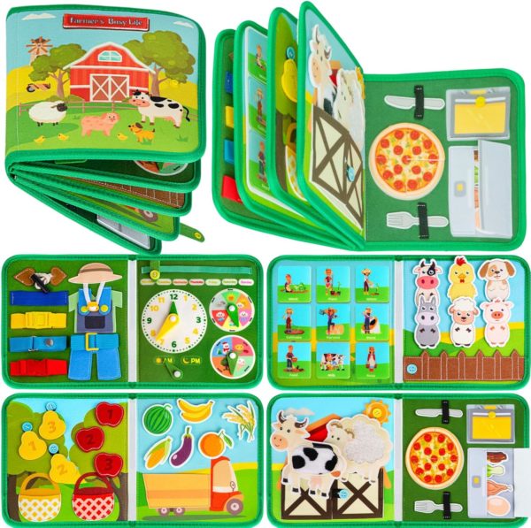 Busy board Montessori pour enfants de 1 à 3 ans : le jouet éducatif sensoriel indispensable