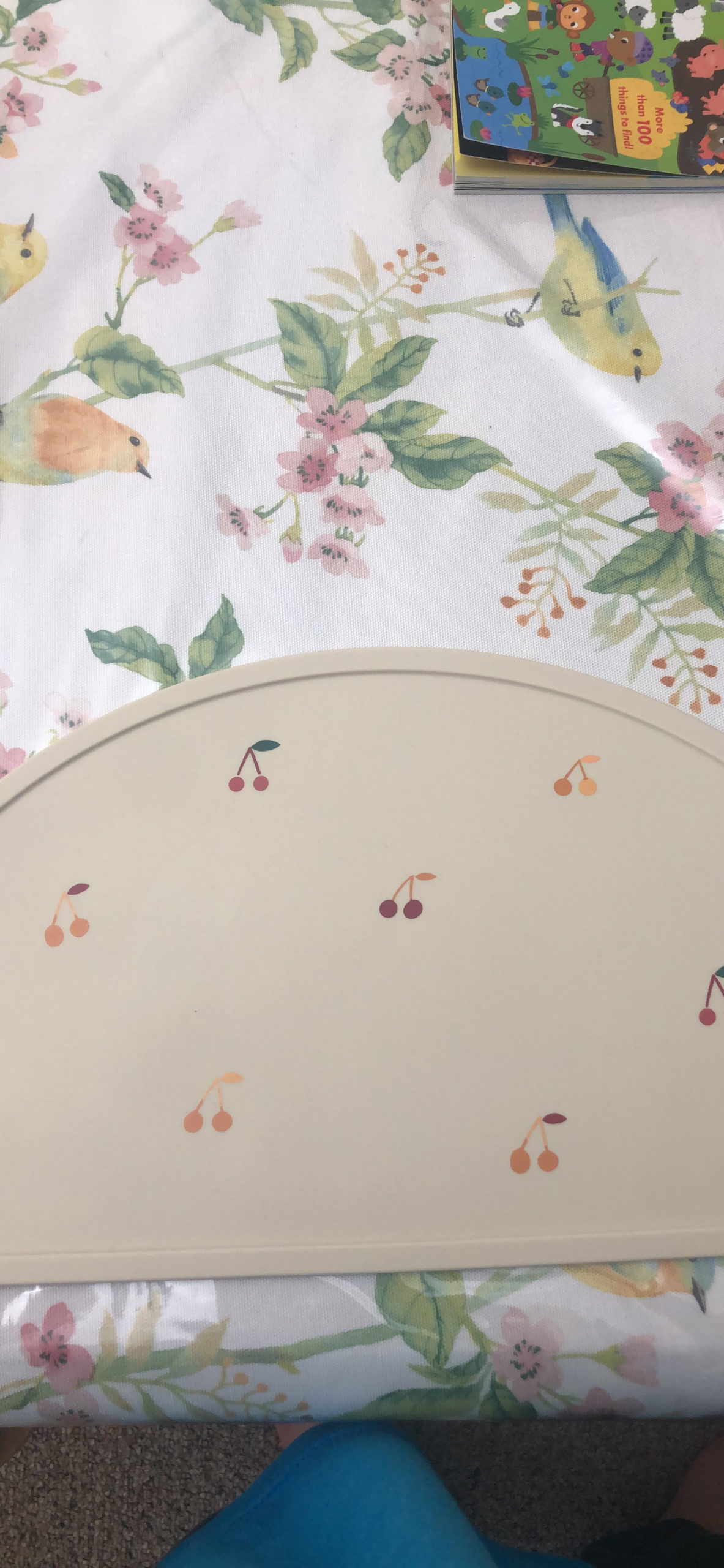 Avis Set de table Montessori en silicone antidérapant sans BPA pour bébé – Motif dinosaures