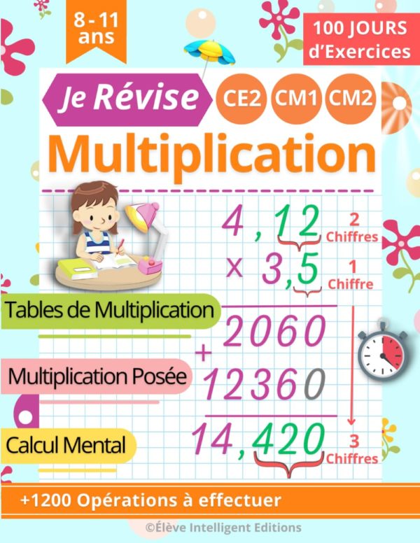 Cahier Montessori : Révision de la Multiplication pour CE2