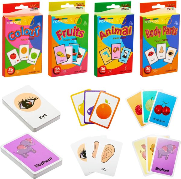 Cartes flash éducatives Montessori pour tout-petits : Animaux