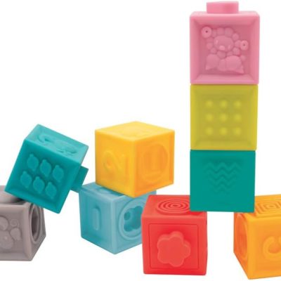 Cubes emboîtables Montessori : jeu d'éveil et de motricité fine dès 10 mois