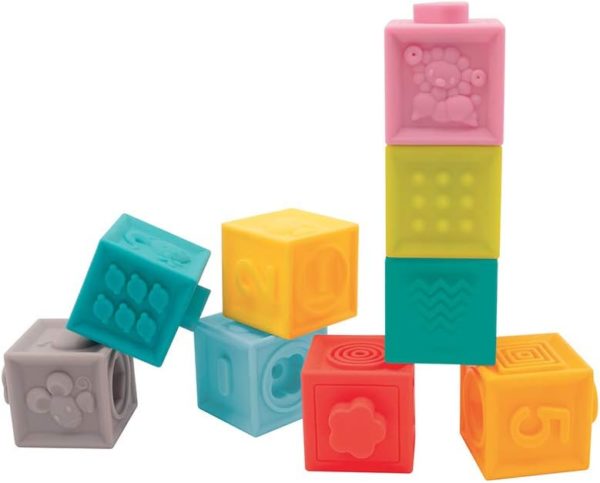 Cubes emboîtables Montessori : jeu d'éveil et de motricité fine dès 10 mois