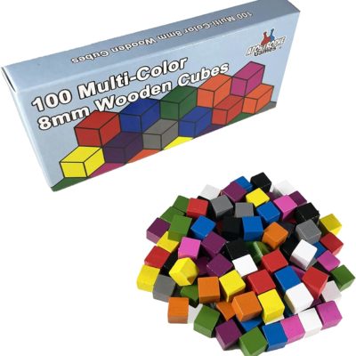 Cubes en bois multicolores Montessori - Accessoires de jeu Apostrophe Games