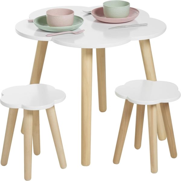 Ensemble table et tabourets Montessori pour enfants de 3 à 8 ans Haus Projekt