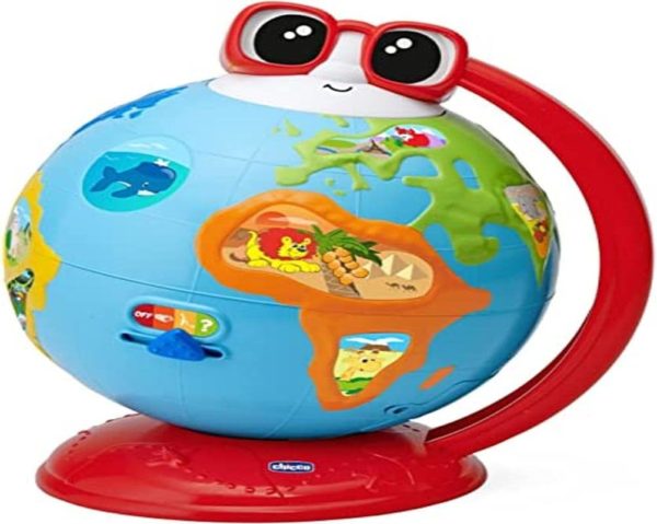 Globe éducatif Chicco : jeux Montessori pour apprendre la géographie