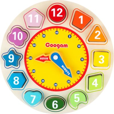 Horloge Montessori Coogam : Jouet éducatif d'apprentissage précoce pour bébé