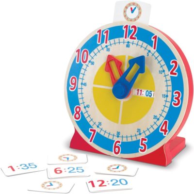 Horloge Montessori en bois Melissa & Doug pour apprentissage précoce