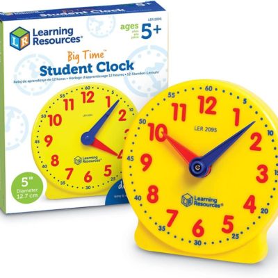 Horloge d'apprentissage Montessori Big Time pour enfants