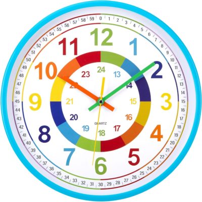 Horloge murale Montessori Vinilite pour l'apprentissage des enfants