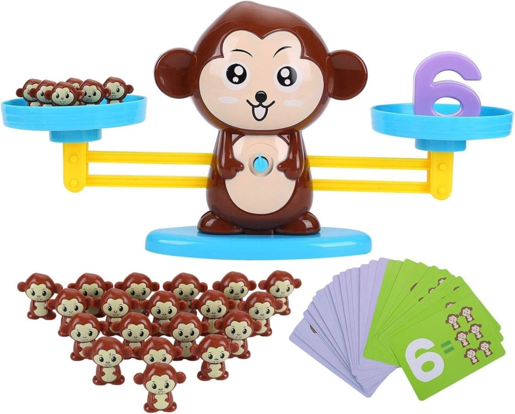 Holdes Jeu D'équilibre De Comptage De Singe - Jeu De Société D'équilibrage éducatif Pour Les | Jouet De Planche D'équilibrage éducatif Et Créatif Pour Anniversaire, Fête Des, Noël