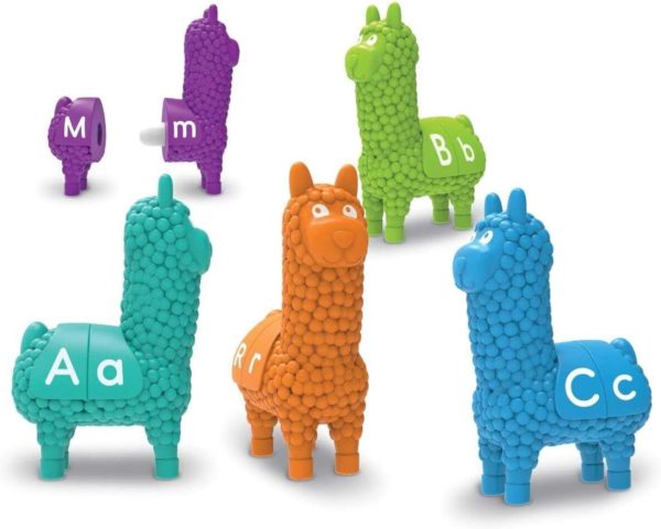 Jouet Montessori : Lamas de l'Alphabet Snap-n-Learn pour les 18 mois et plus