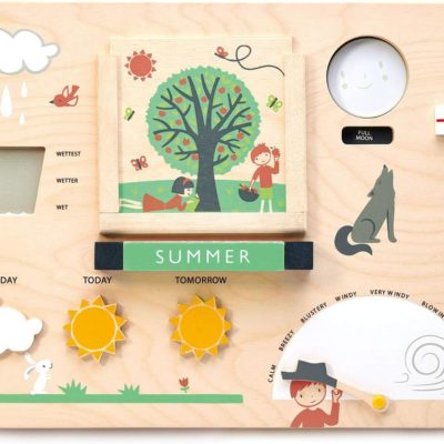 Jouet Pédagogique Montessori : Montre Météo Tender Leaf Toys pour Enfants dès 3 ans