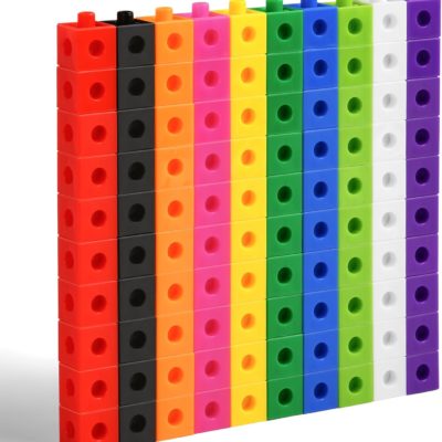 Kit d'activités Montessori HOTUT 100 cubes : jouet d'éveil mathématique pour enfants de 3 ans et plus