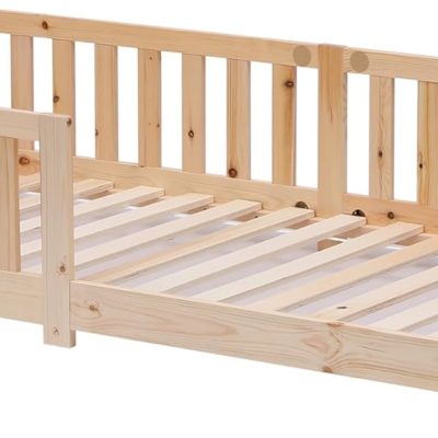 Lit Montessori EcoMI pour enfant 90x200 cm avec protection anti-chute