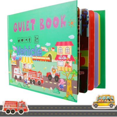 Livre D'activités Montessori Quiet Book - Thème Animaux, Pour Enfants 2-6 Ans - Développe La Motricité Fine Et La Reconnaissance