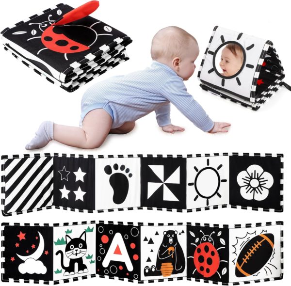 Livre sensoriel bébé Montessori URMYWO : parfait pour l'éveil des 0-12 mois