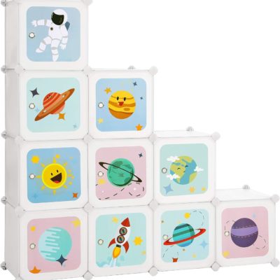 Meuble de rangement Montessori Songmics 10 cubes pour enfants