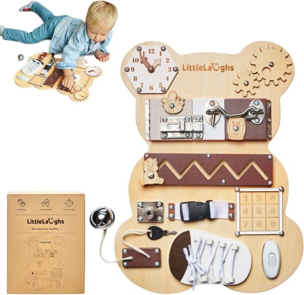 Planche d'activité Montessori pour bébés : développer la motricité fine en s'amusant