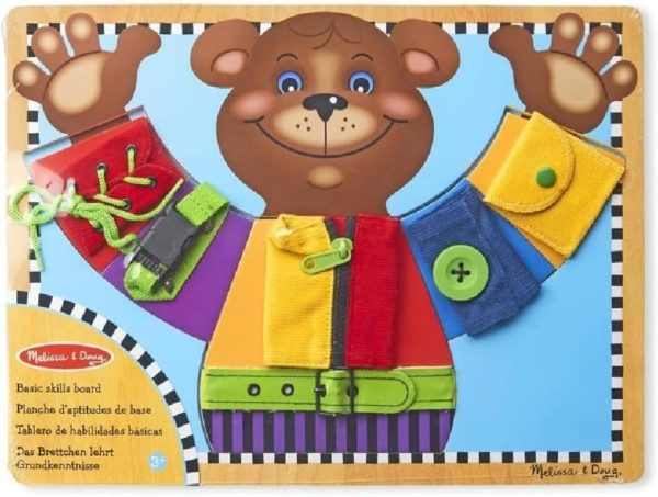Planche d'activités Montessori Melissa & Doug : jouet éducatif en bois pour enfants de 2 à 5 ans