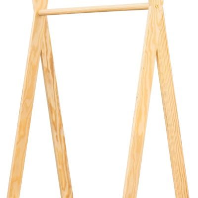 Portant à vêtements enfant Smartwood TIPI L - Armoire Montessori en bois naturel