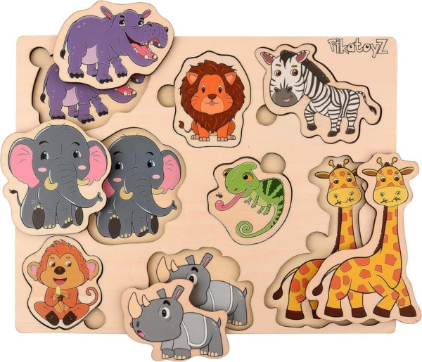 Puzzle Montessori PikatoyZ : jeu éducatif idéal pour les 1-3 ans
