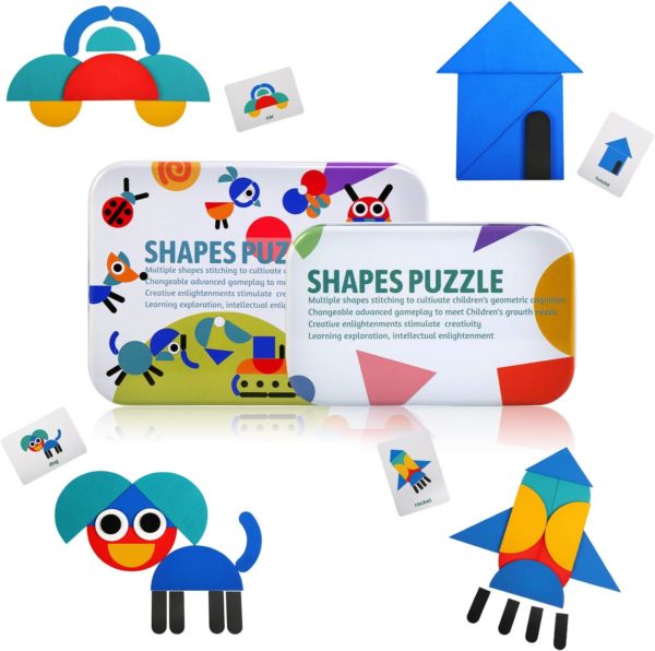 Puzzle Montessori en bois Leadstar pour enfants de 2 à 5 ans