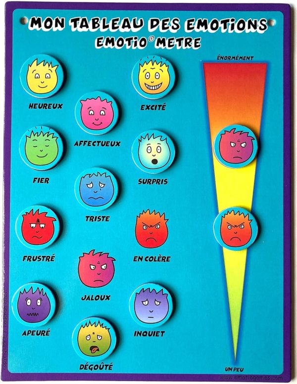Tableau magnétique Emotio : apprendre les émotions dès 3 ans à la manière Montessori