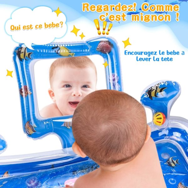 Tapis d'Eau Montessori Herefun pour Bébé : Éveil et Sensoriel