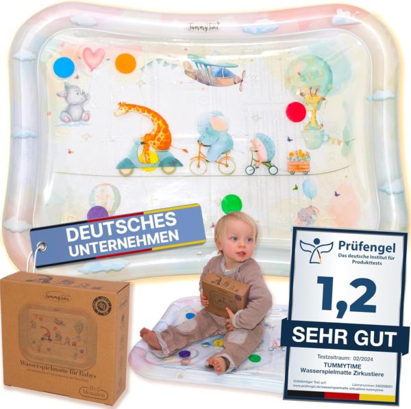 Tapis de jeu d'eau sensoriel Montessori XXL pour bébé de Freudeskind