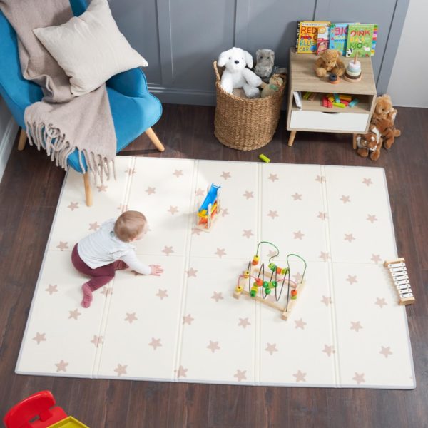 Tapis d'éveil Montessori Bubba Bear XXL pour bébé - Développement sensoriel