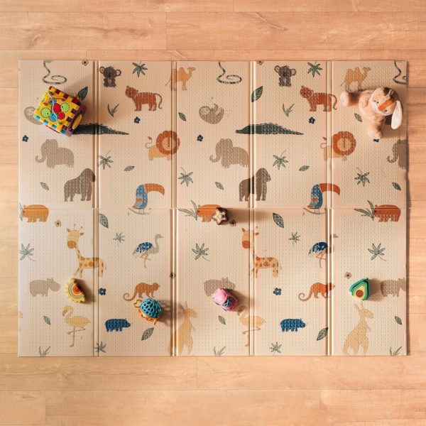 Tapis d'éveil Montessori Nuby Safari : léger