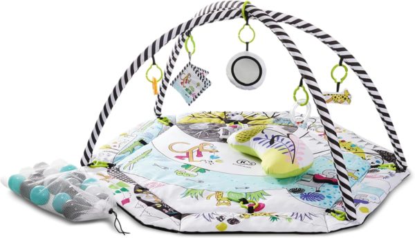 Tapis d'éveil bébé 2 en 1 Kinderkraft Smartplay : éducatif et Montessori