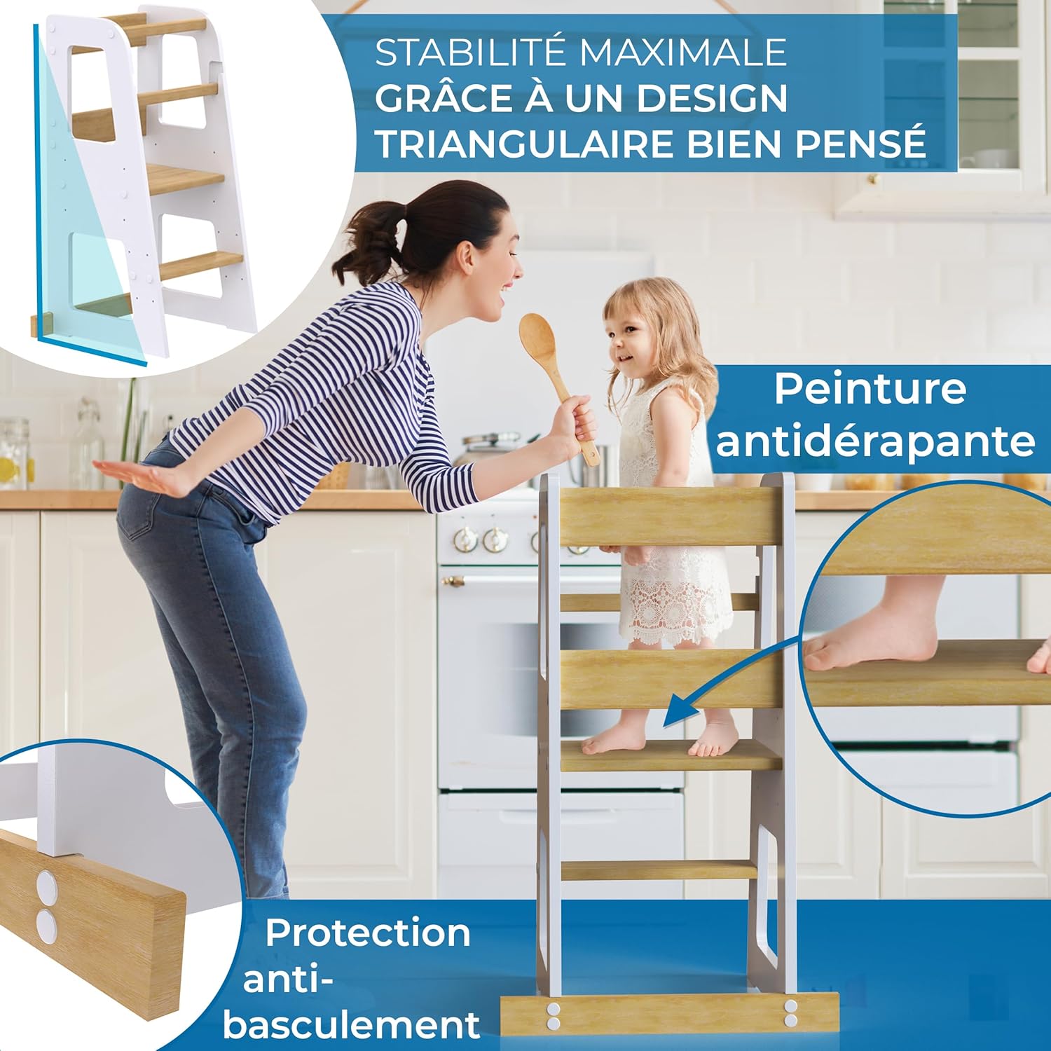 Schwanfeld® Tour d Observation Enfant [Protection Anti-BASCULEMENT Schwanfeld® Tour d Observation Enfant [Protection Anti-BASCULEMENT