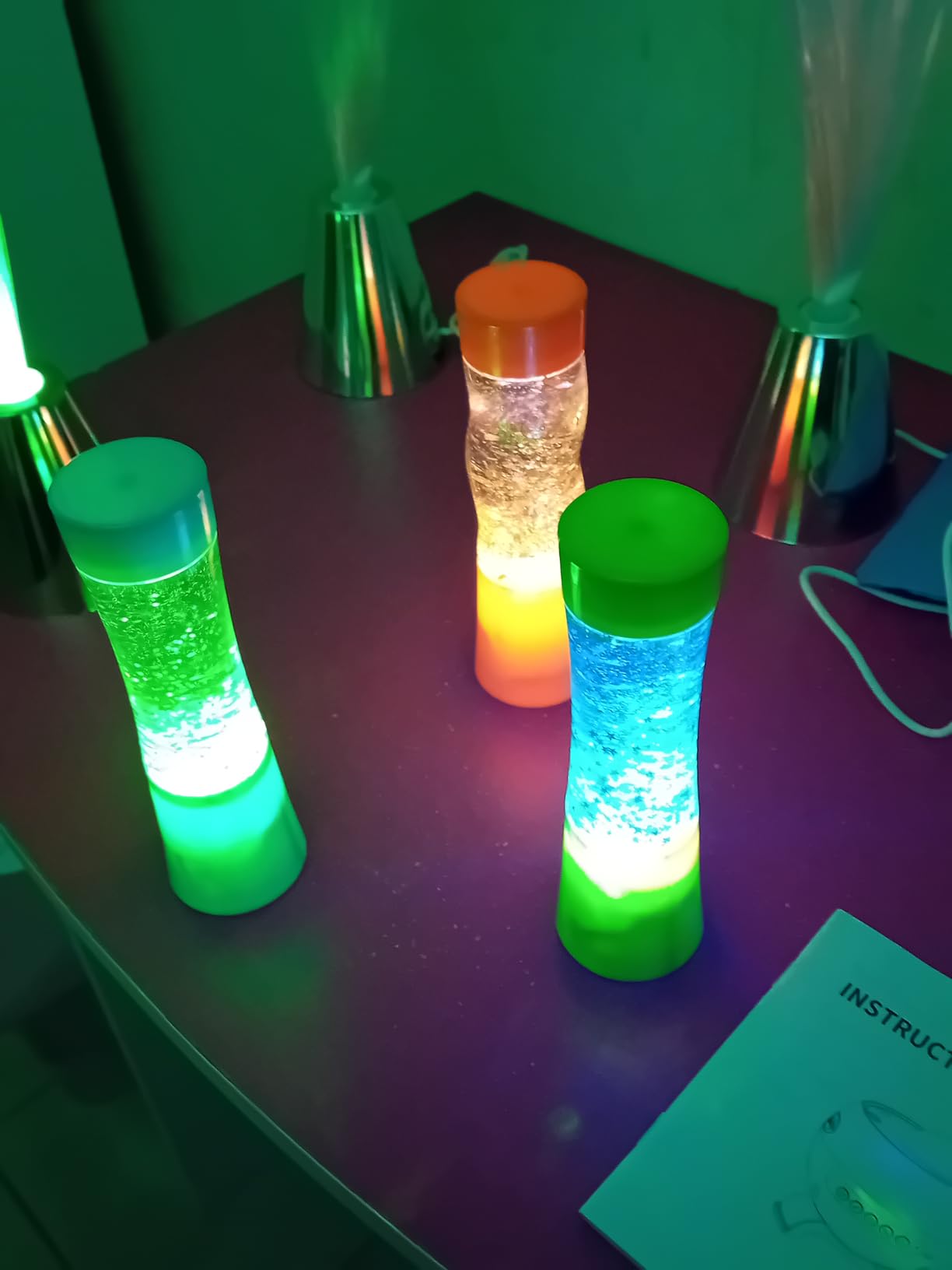 Avis Sablier liquide lumineux anti-stress pour enfants et adultes