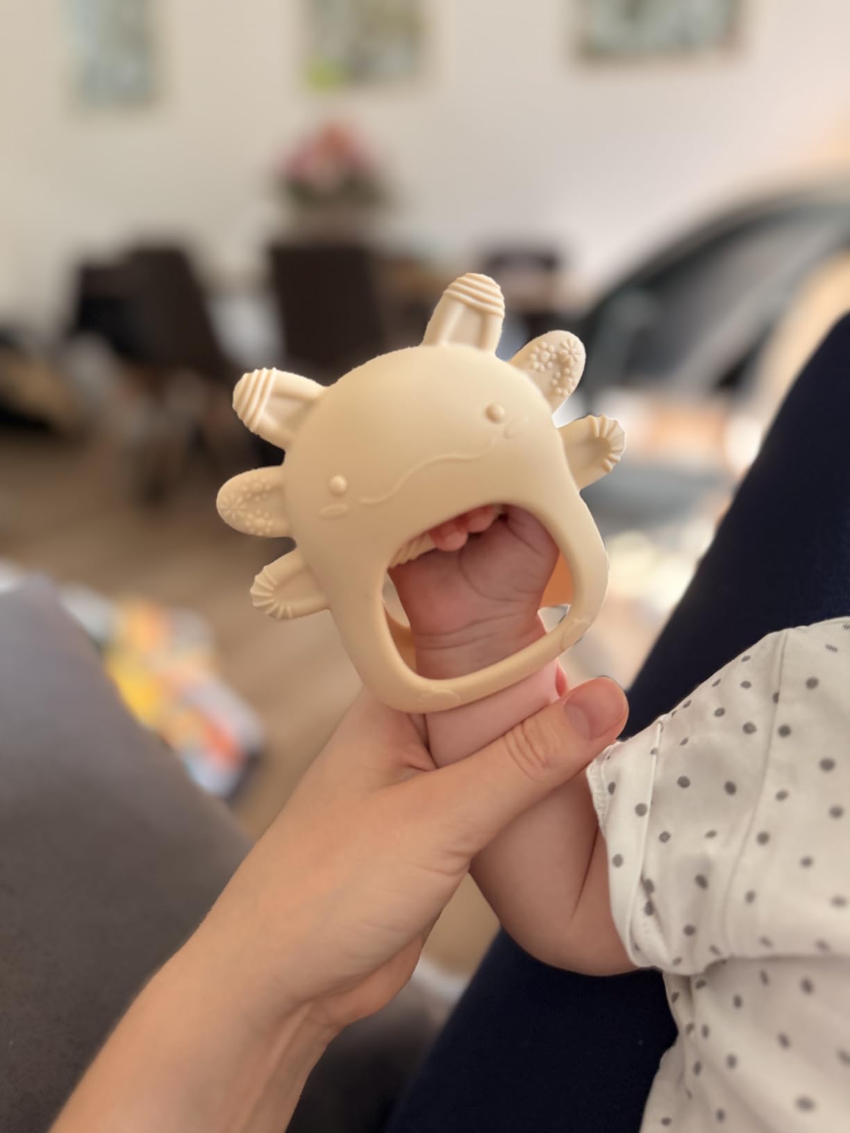 Avis Anneau de dentition en silicone pour bébé sans BPA