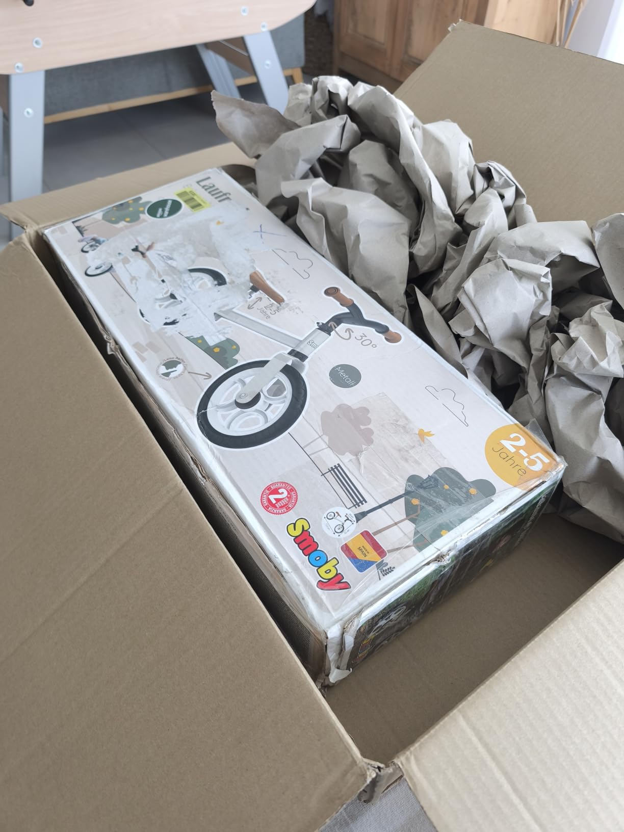 Avis Draisienne légère en métal Smoby pour enfant dès 2 ans