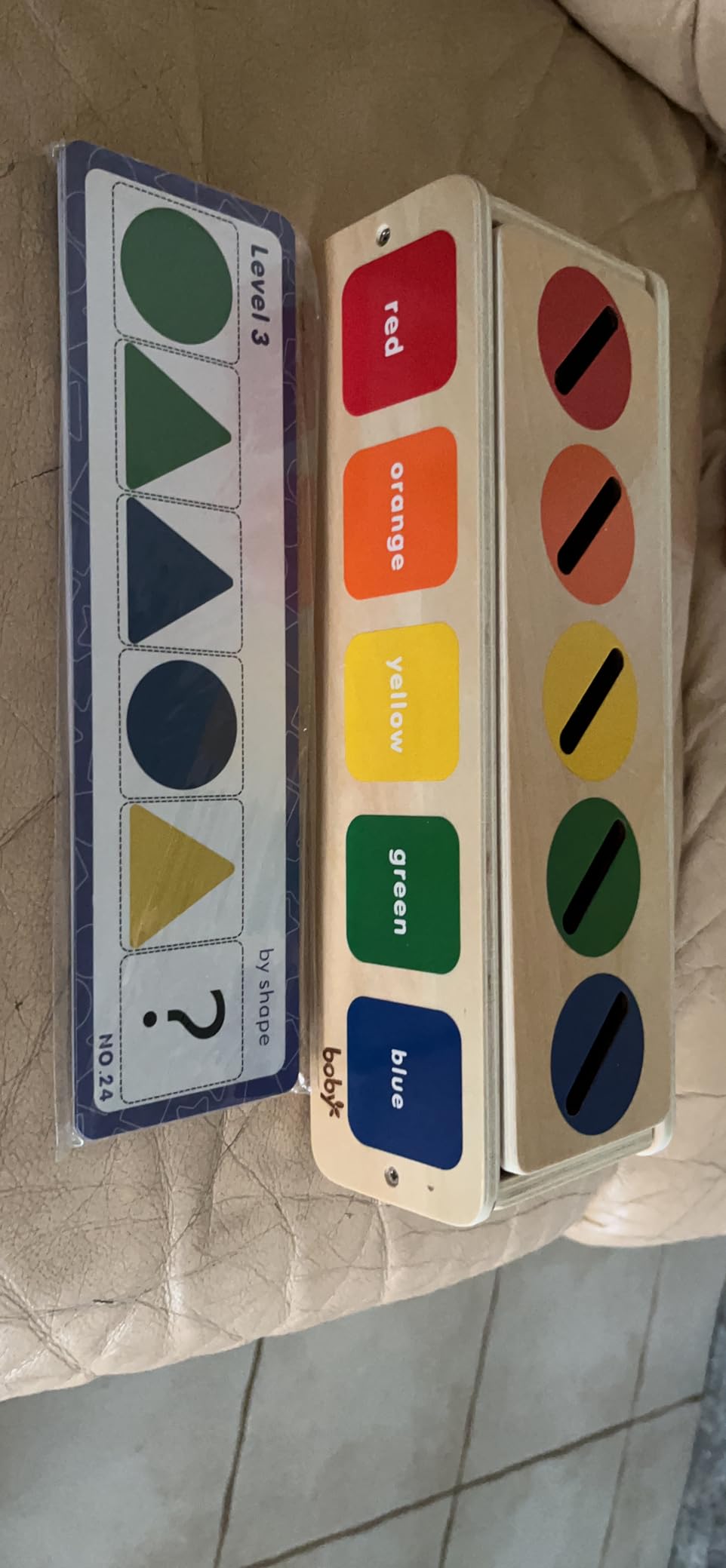 Avis boîte de tri montessorii en bois pour bébés et jeunes enfants