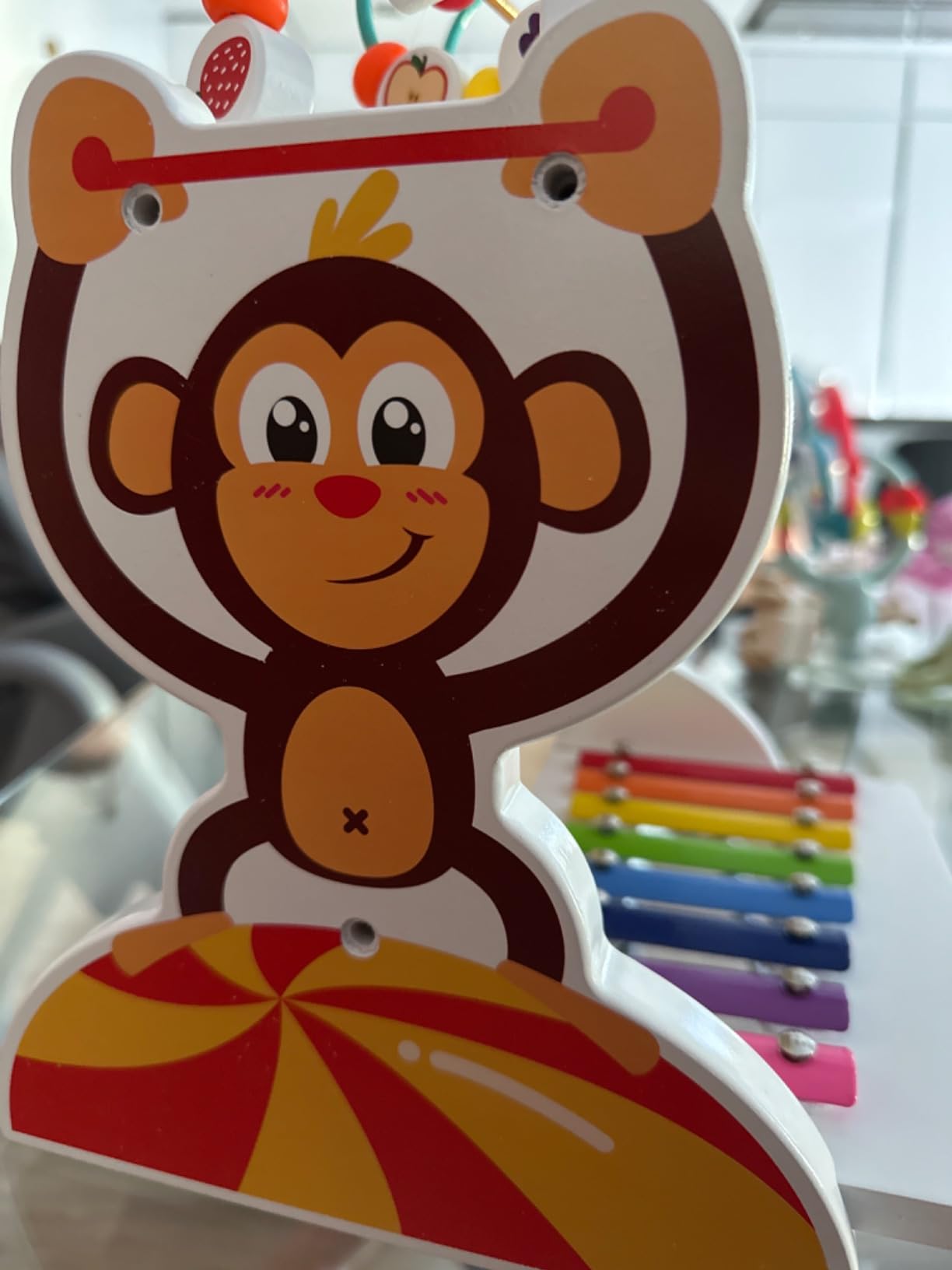 Avis Jouet d’activités en bois 5 en 1 pour bébé et enfant