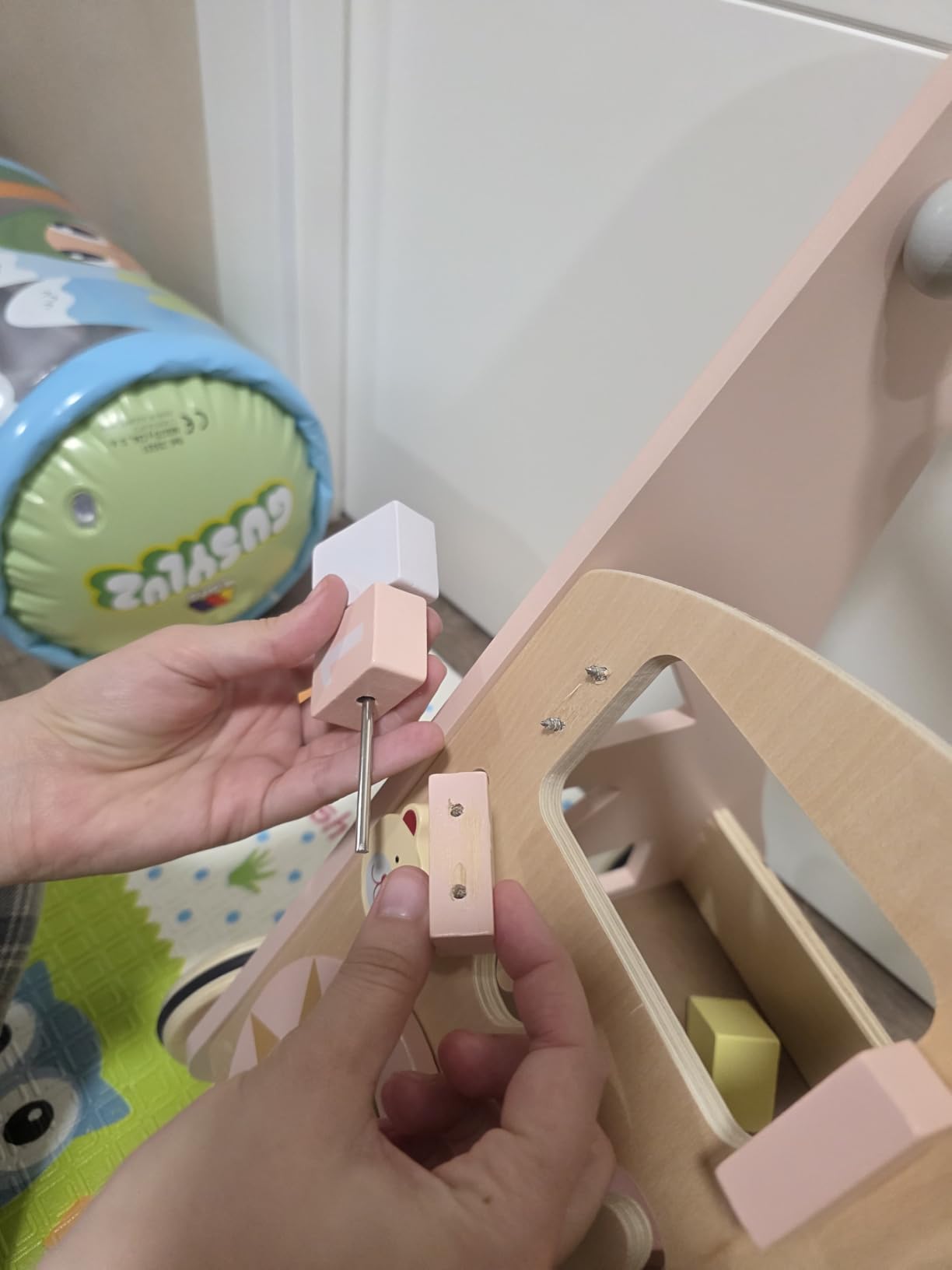 Avis Déambulateur en bois Montessori avec jouets et activités pour bébé 12 mois+